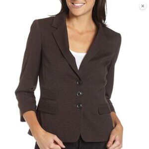 NEW Kenneth Cole NY Urban Exotic Collection Blazer Womens 6 Dark Earth Corpcore
